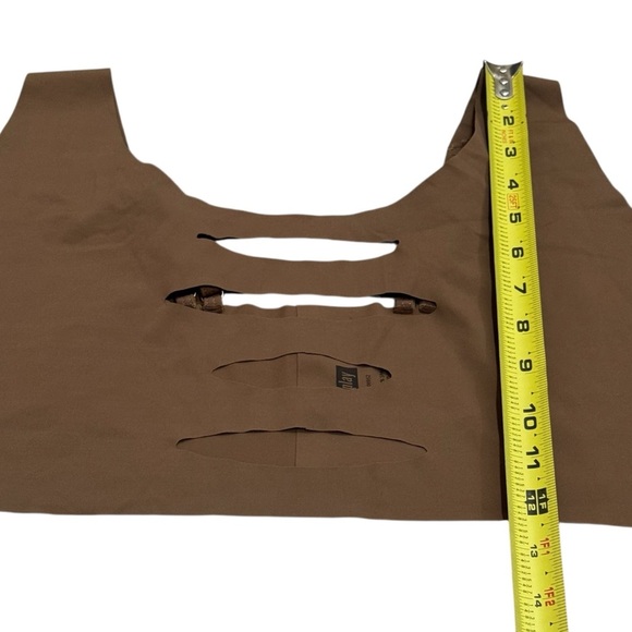 NEW Forplay Brown Cutout Rave Festival Special Occasion Bra Crop Top Size‎ XL - Picture 8 of 8